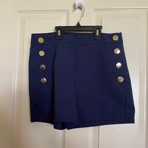Express Dressy Navy Shorts Size 10
